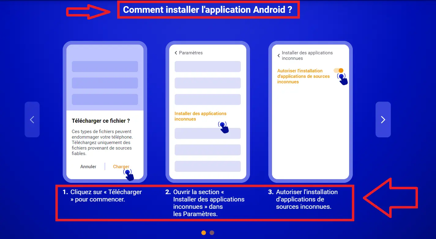 Étapes pour télécharger l’application Paripesa APK Étapes pour télécharger l’application Paripesa APK