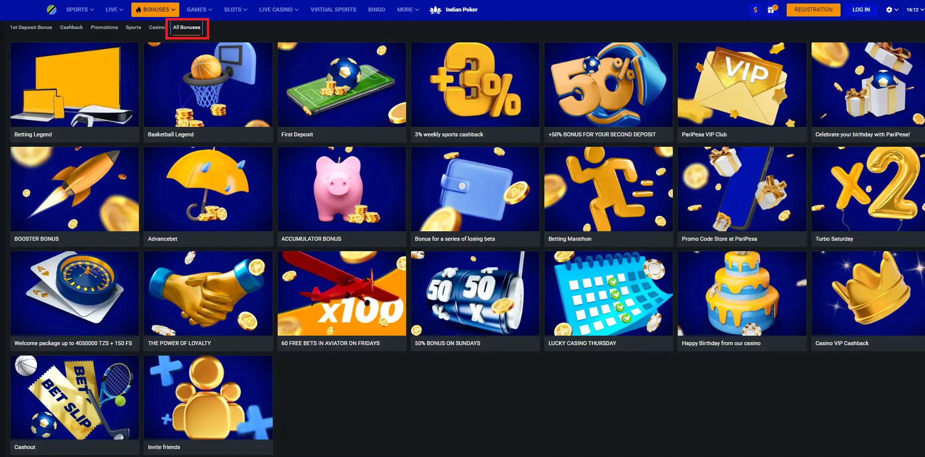 Paripesa Bonus System Paripesa Bonus System